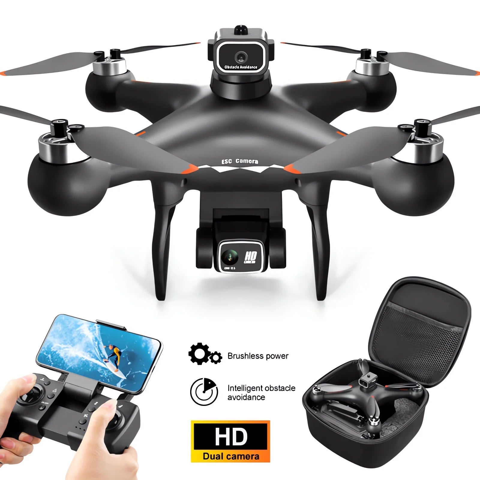 S116 MAX Drone Professional with 3 Batteries 8K Dual Camera